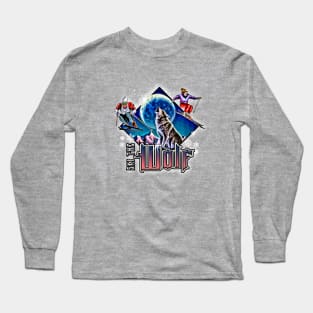 Ski the Wolf Long Sleeve T-Shirt